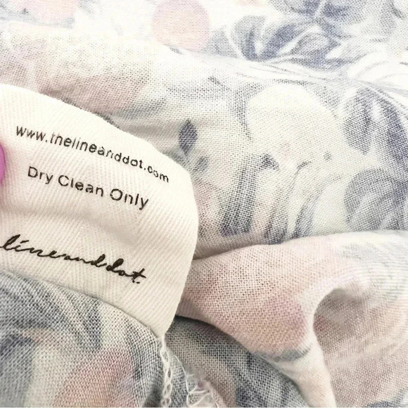 Line and Dot Sunday Tropical Mini Dress in Multicolors, Size Small - Picture 9 of 10